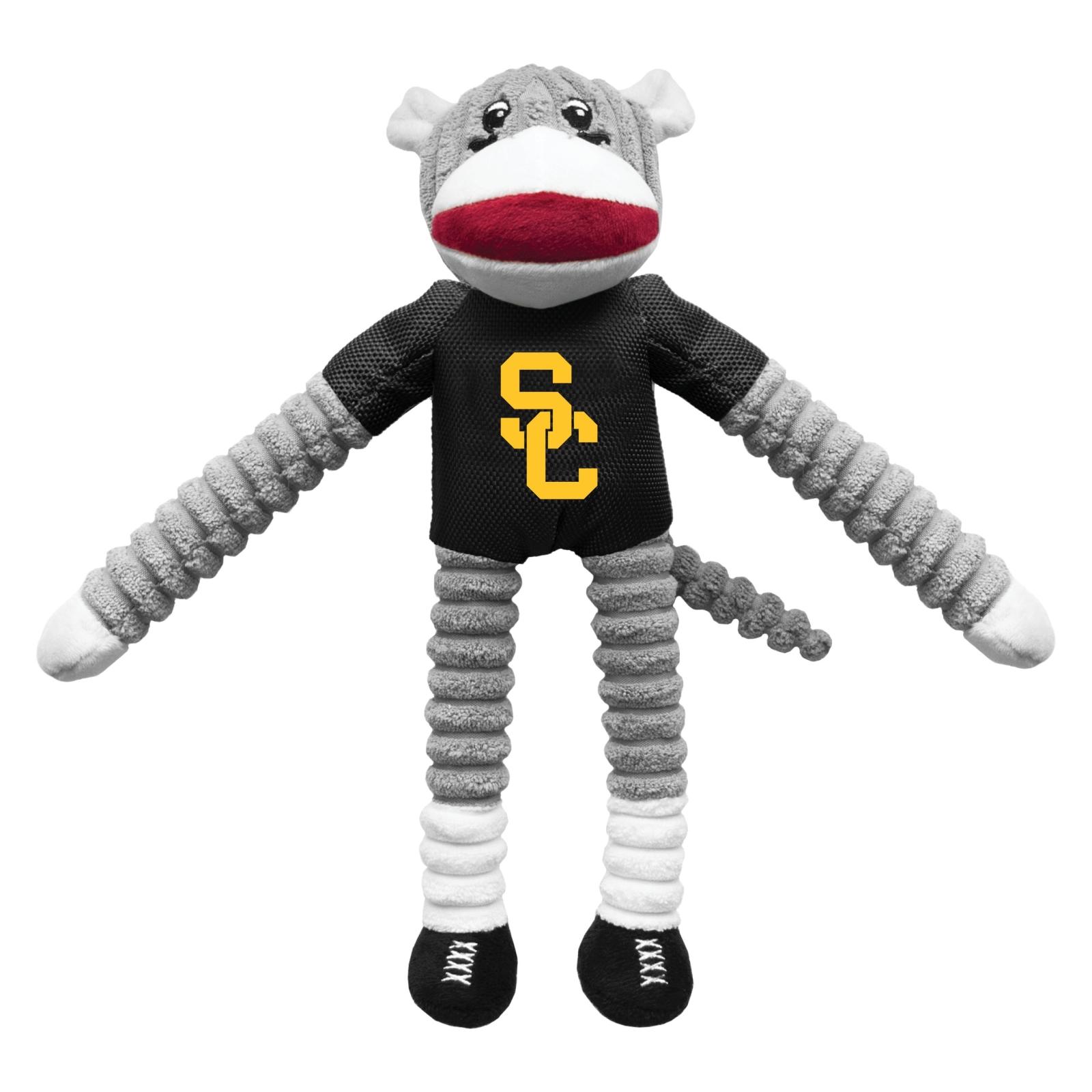 USC Team Sock Monkey Pet Toy image01